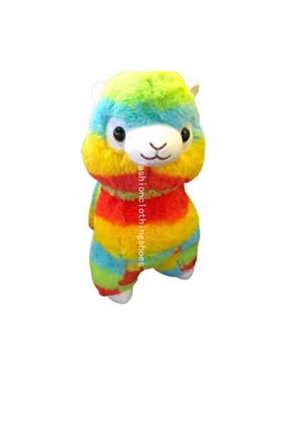 GRELYS PRINT Jucarie Plus - Premium, Alpaca, 20 cm, pufoasa, multicolor