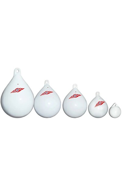 TNG Outdoor Balon de acostare rotund, alb, pentru demarcare și semnalizare, î...