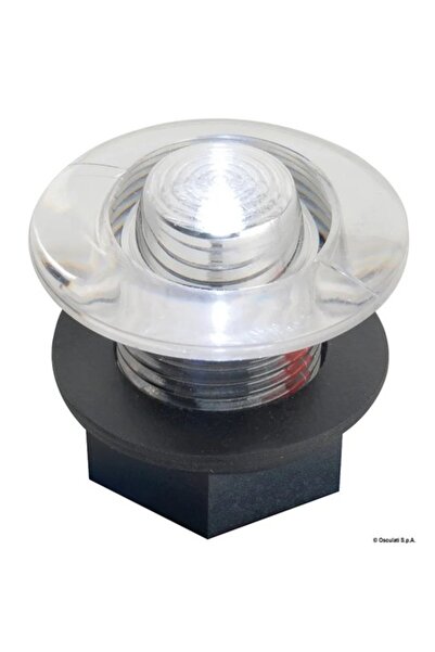 TNG Outdoor Lampă LED de curtoazie din policarbonat, albastră, diametru exterior 38 mm