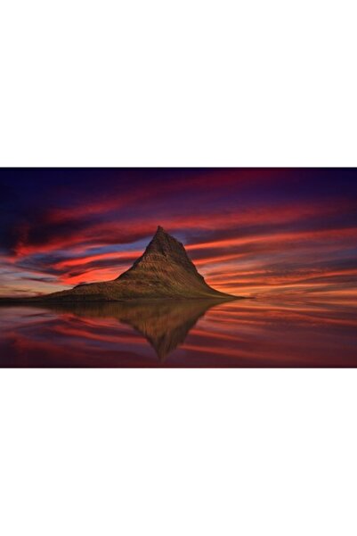 GRELYS PRINT Pictură pe pânză, Piatră, 80 x 50 cm, Ramă din lemn, Multicolor