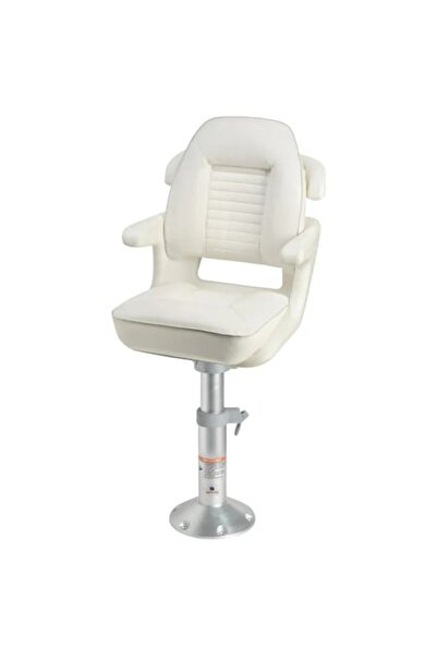 TNG Outdoor Cadru Scaun Confortabil din Polietilena, Alb, pentru Montaj Piedestal