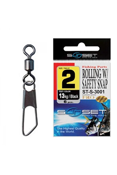 OEM Agrafa de Siguranta Vartej Sunset ST-S Rolling Safety Snap, 4, 10 Bucati