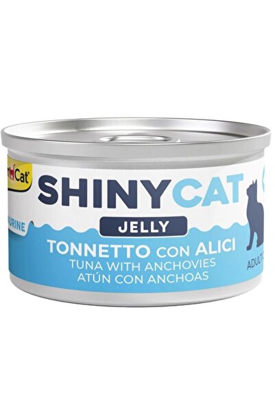 Gimcat Shinycat Jelly Ançüezli ve Ton Balıklı Kedi Konservesi 70gr