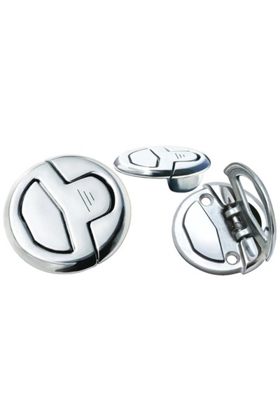 GFN Încuietoare pătrată din oțel inoxidabil AISI 316 cu inel de ridicare, dia...