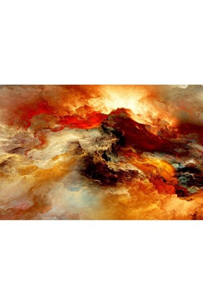 GRELYS PRINT Tablou Canvas, Abstract, Nori, Culori, 90 x 60 cm, Rama lemn, Mu...