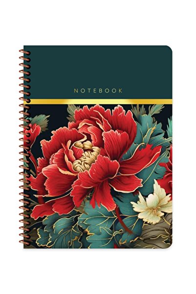 KESKİN COLOR 17X24 Garden Concept Hardcover Notebook with Gold Gilding Detail - Unlined - 1 Piece