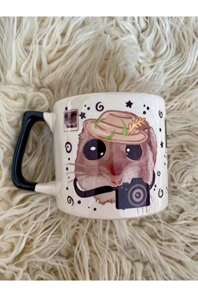 westartic Sad Üzgün Hamster - Meslek: Fotoğrafçı (Photographer) Kupa Bardak F...