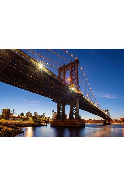 GRELYS PRINT Tablou Canvas, Podul, 70 x 50 cm, Multicolor