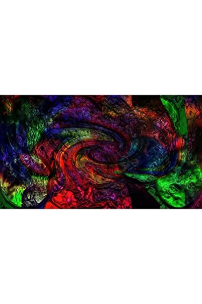 GRELYS PRINT Pictură pe pânză, Curcubeu 2, 90 x 50 cm, Ramă din lemn, Multicolor