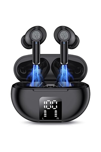 Elite Bluetooth 5.3 Earbuds, Sound, Deep Bass, Touch Control, Built-in Microphone, IP7 Waterproof, L