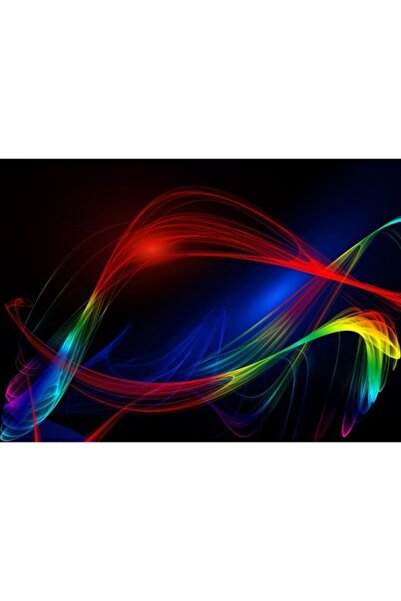 GRELYS PRINT Pictură pe pânză, Abstract 16, 80 x 50 cm, Ramă din lemn, Multic...