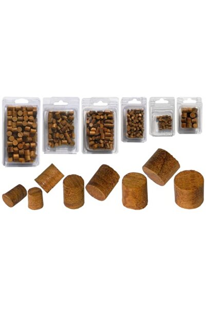 GFN Teak Wood Plugs, Blister Pack 2 Pieces, Diameter 6 mm