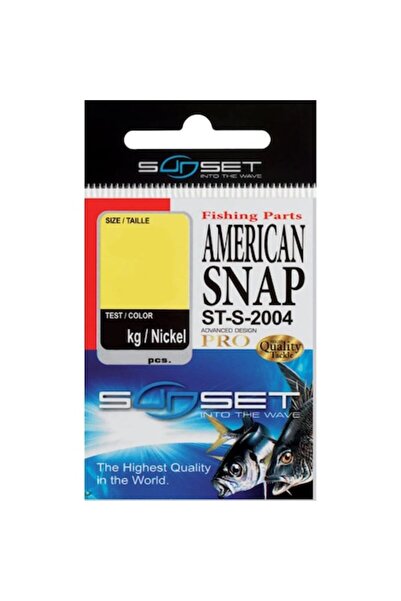 OEM American Snap Clip Sunset ST-S, 15 pcs, Anticorrosive Steel, Saltwater-Resistant