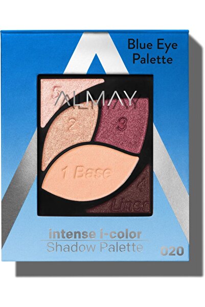 ALMAY ظلال عيون آي-كولور 020 عيون زرقاء، تدوم طويلًا، غنية بالبرايمر، مضادة للحساسية، 2.96 مل