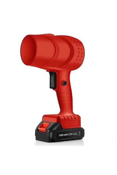 Flippy Multifunctional Portable Air Blower, Flippy, 25000 RPM, 2 Li Batteries and Charger, Red