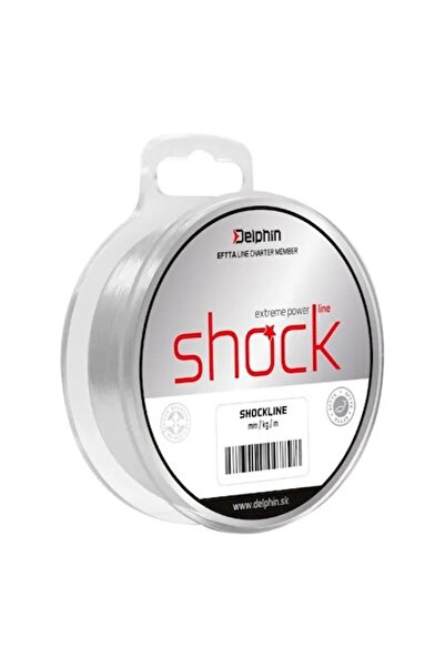 DELPHİN Shock Line monofilament, Transparent, 80m, 0.40mm
