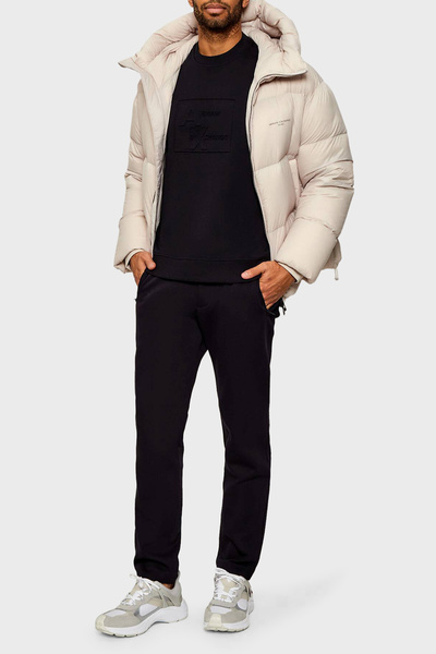 Armani Exchange Stretch Cotton Regular Fit Mid Rise Straight Leg Pants Men Pants Xm001302 Af10818