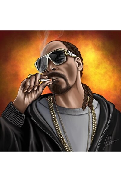 GRELYS PRINT Tablou Canvas, Snoop Dogg, Colectia Elegit, 70 x 70 cm