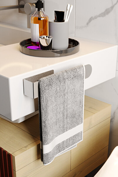 Güneş Krom Dekorasyon GKD Paslanmaz Çelik Havluluk / Yapışkanlı Sistem / Havl...