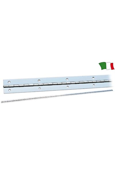 GFN Stainless Steel Hinge with Holes, 40 mm Width, 1.5 mm Thickness, 2 Meter Bars