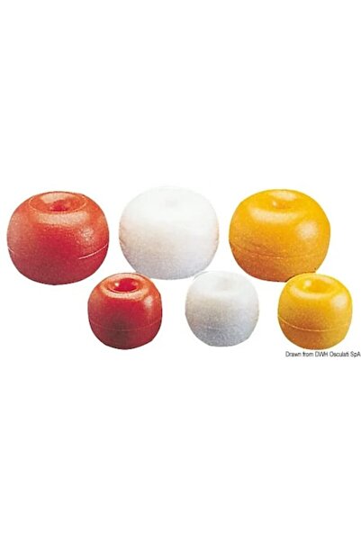 TNG Outdoor Geamandă din polietilenă pentru garduri și împrejmuiri, Ø17 cm, Ø interior 20 mm, înălțime 14,5 cm, roșie