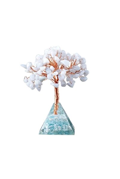 VeliumCraft Piramida orgonica Aquamarine, copacul vietii VeliumCraft, 4x4x9 cm