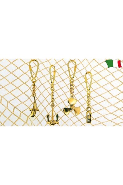 TNG Outdoor GFN Brass Pulley Keychain, Four Models