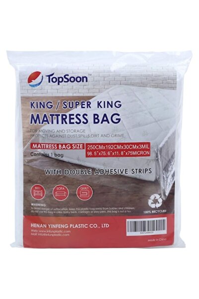 TopSoon Husa saltea, TopSoon, 250 x 30 x 192 cm, 75 microni, impermeabila, re...