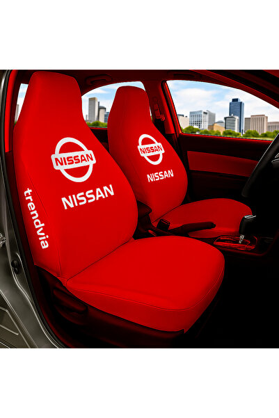 trivexa Nissan Compatible Combed Cotton Front and Rear Seat Cover Set - Auto ...