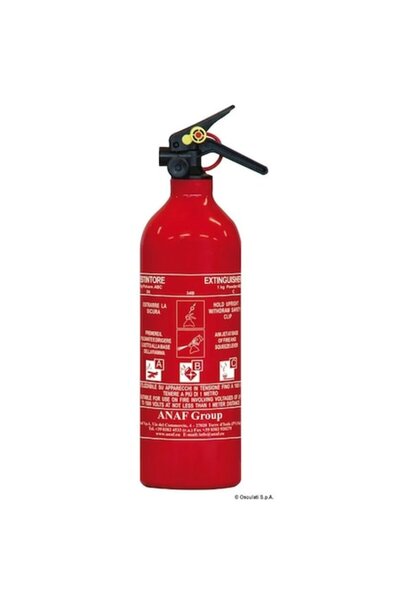 TNG Outdoor Extinctor portabil cu pulbere MED, 5A 34B C, fără manometru, reci...