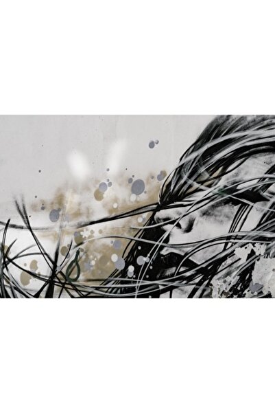 GRELYS PRINT Pictură pe pânză, alb-negru, 90 x 60 cm, ramă din lemn, multicoloră