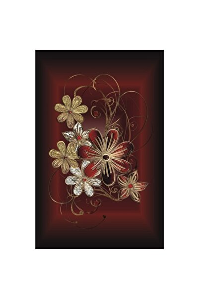 GRELYS PRINT Pictură pe pânză, motive florale, 50 x 80 cm, ramă din lemn, mul...