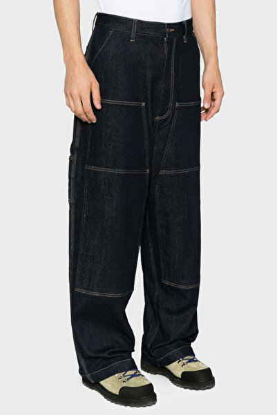 Emporio Armani Streç Pamuklu Dikiş Detaylı Relaxed Fit Kargo Pantolon Erkek PANTOLON EM003159 AF1780