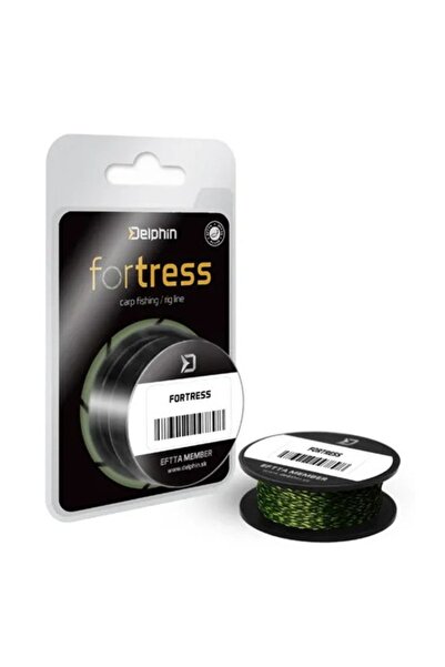 DELPHİN Fortress Braided Line, Yellow-Green, 20m, 25 lbs