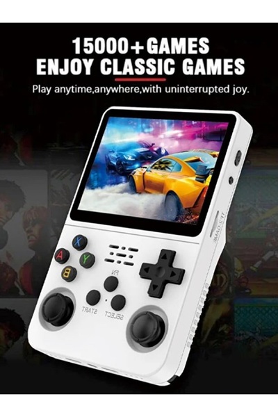 Hope جهاز ألعاب محمول R36s ريترو، سعة 64 جيجابايت، 15000 لعبة، شاشة IPS 3.5 بوصة، نظام لينكس