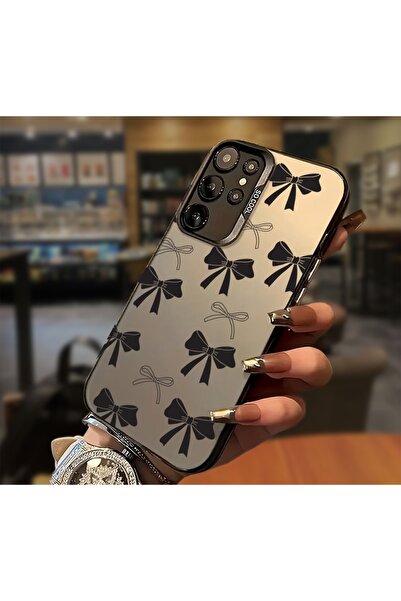 Caseji Samsung Galaxy S24 FE Uyumlu Görsel Desen Baskı Arkası Sert Kenarlar Yumuşak Telefon Kılıfı MK01A