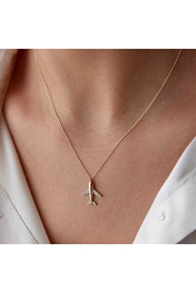 Cherry by Özkonak Taşlı Uçak Kolye