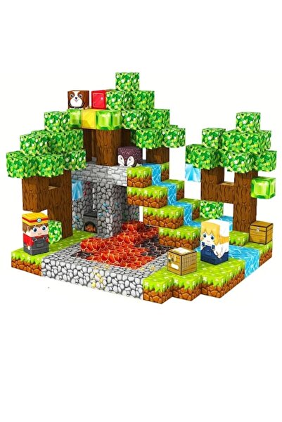 VeliumCraft Set de construcție VeliumCraft, blocuri magnetice, 140 buc, multi...