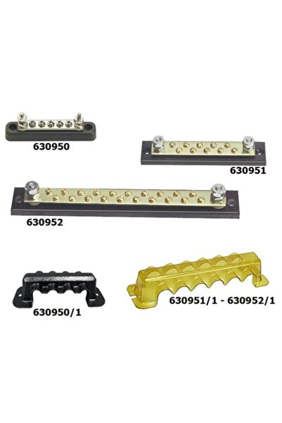 TNG Outdoor Bloc terminal Autobase, 20 x 4 mm cu bară colectoare din cupru nichelat