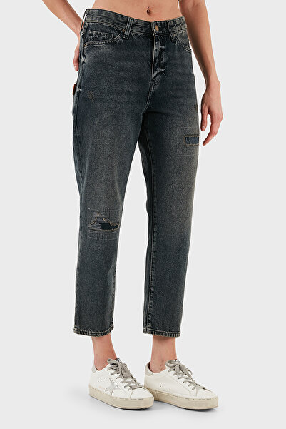 Armani Exchange Cotton Relaxed Fit Regular Waist Straight Leg Jeans Denim Pants Xw000073 Af14470 Mb