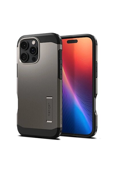 Spigen Carcasă Sleek Defense W2000 pentru iPhone 16 Pro Max - Poliuretan, Gri...