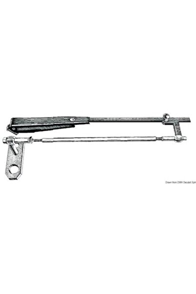 TNG Outdoor Braț ștergător paralelogram din oțel inoxidabil, 381/432 mm