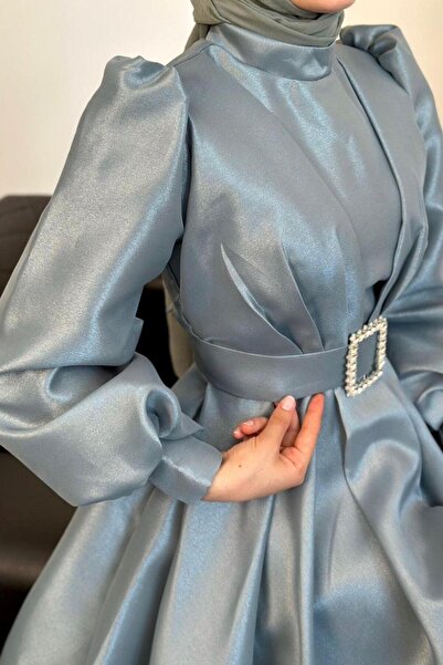 Şulemoda Giyim Βραδινό φόρεμα Princess Τυρκουάζ