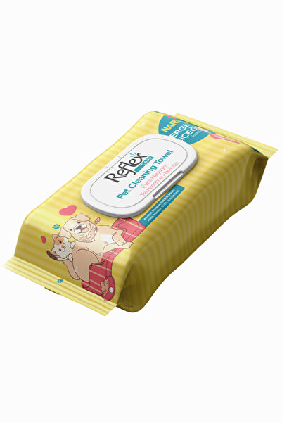 Reflex Care Nergis Kokulu Kedi ve Köpekler için Temizleme Mendili 50li