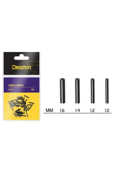 DELPHİN Sertizare simplă, 40 bucăți, diametru 1,4 mm, pentru montaje durabile