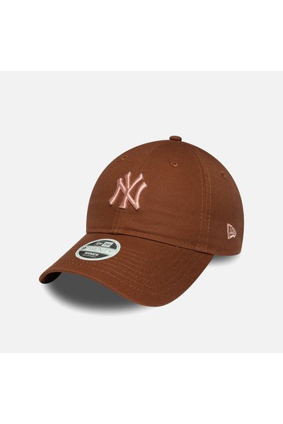 NEW ERA New York Yankees Mlb League Essential Midi 9Twenty Women's Brown Hat - 60691098
