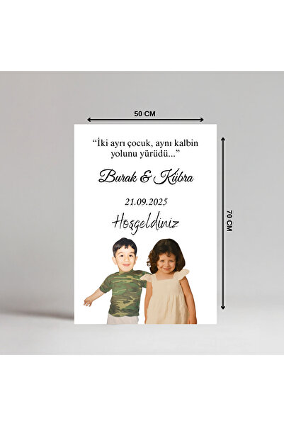 Sestasarmm Fotoğraflı Karşılama Panosu, Çocukluk Fotoğrafı, Düğün, Nişan, Doğ...