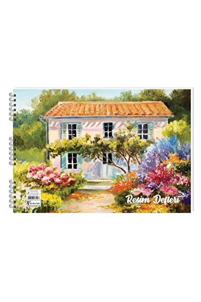 KESKİN COLOR 25X35 Artistic Painting Notebook - Painting and Drawing Notebook 40 Sheets - 1 Piece