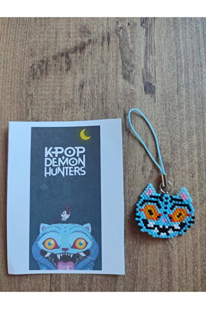 Miyuki K-pop Demon hunters Derpy Tiger Charm (telefon, çanta, anahtar, USP)