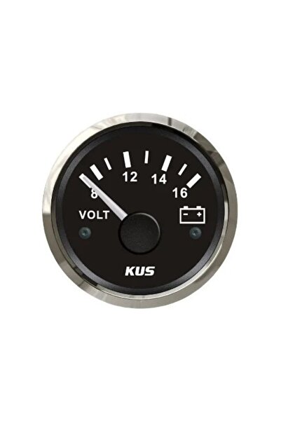 TNG Outdoor KUS Voltmeter Gauge, Black